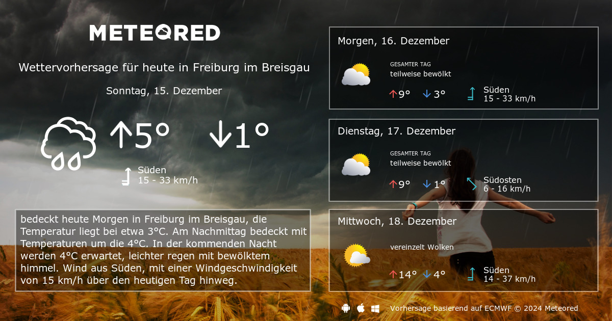 Das Wetter Für Freiburg Im Breisgau. 14-Tage Wettervorhersage ...